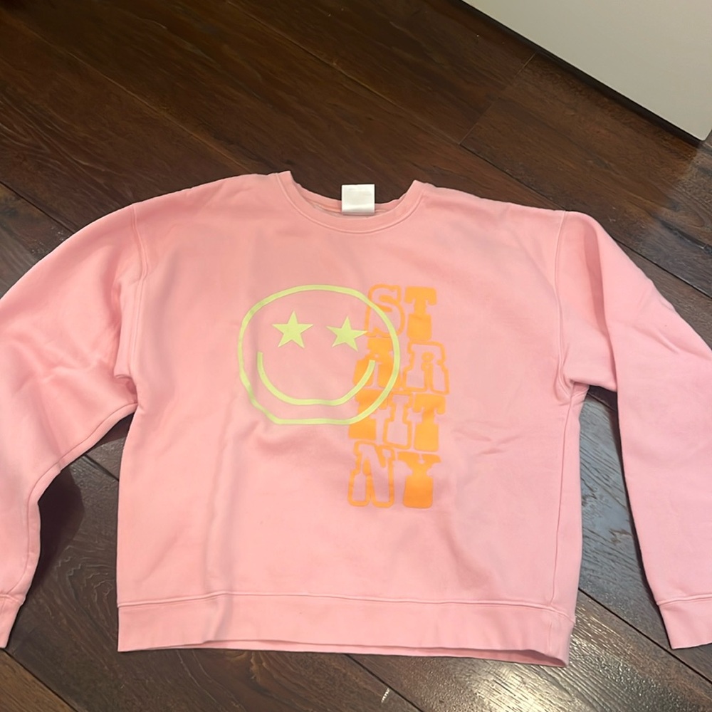 pink starfit sweatshirt
